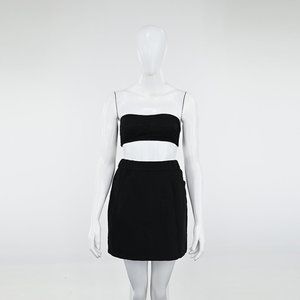 Emma & Ella Women Black Mini Skirt